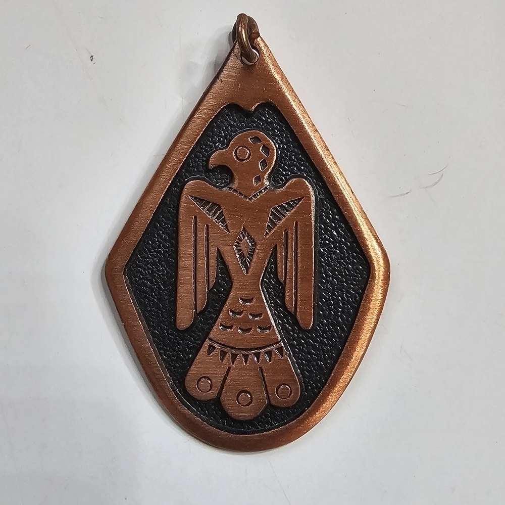 Sold Copper Thunderbird Pendent